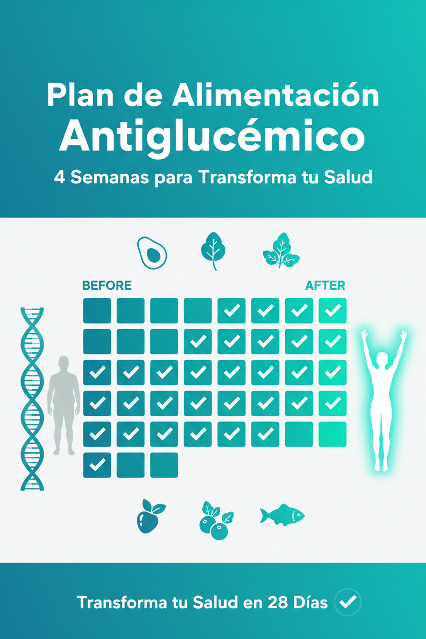 Plan de Alimentación Antiglucémico: 4 Semanas para Transformar tu Salud
