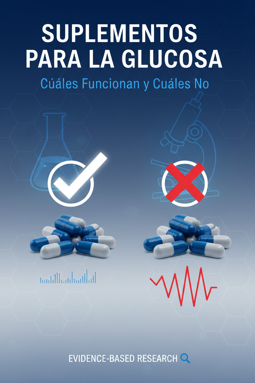 Suplementos para la Glucosa: Cuáles Funcionan y Cuáles No