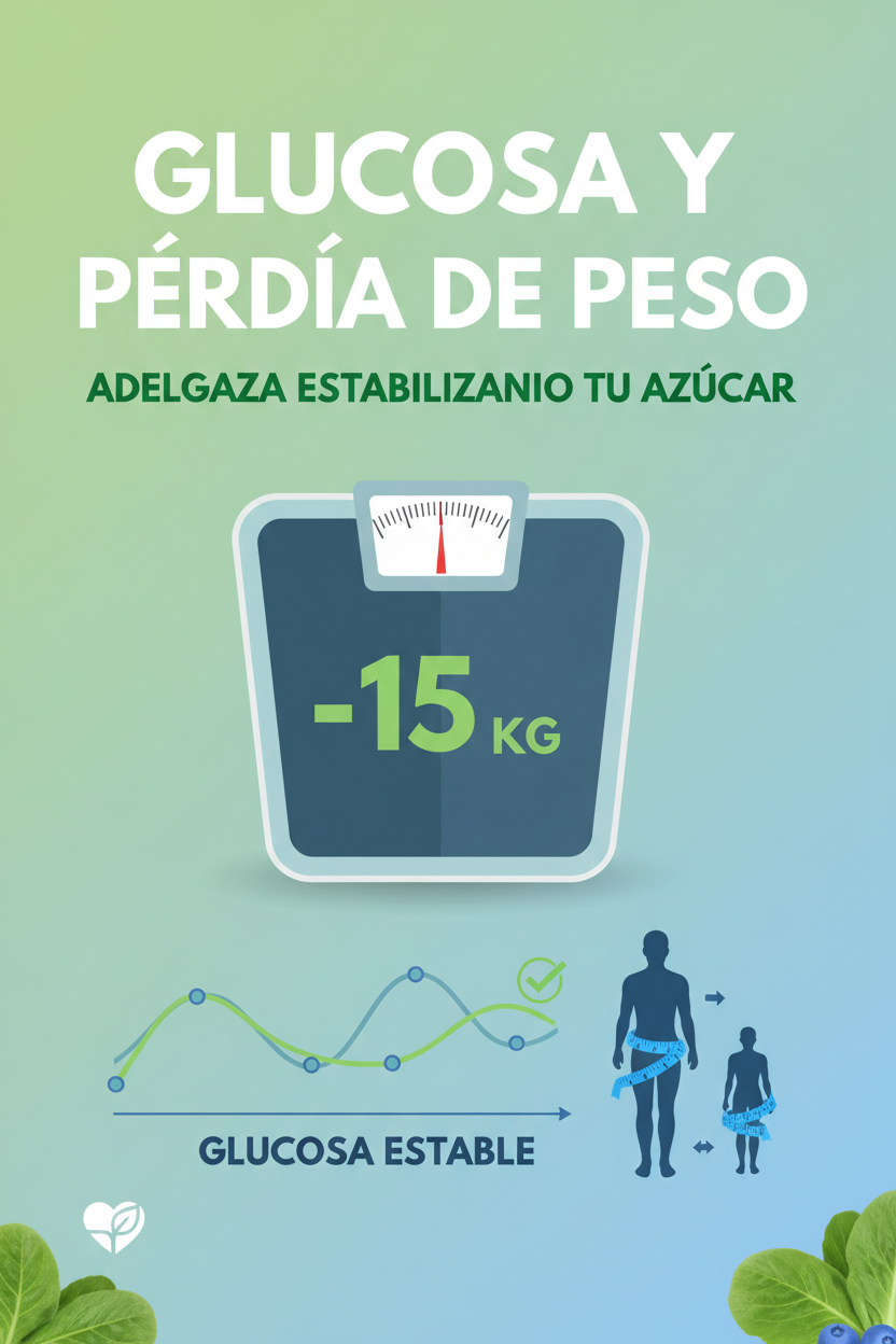 Glucosa y Pérdida de Peso: Adelgaza Estabilizando tu Azúcar