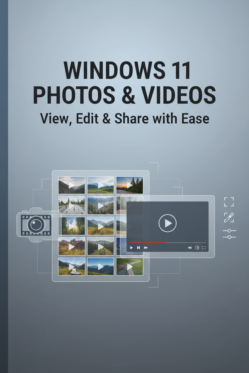 Windows 11 Photos & Videos: View, Edit & Share with Ease