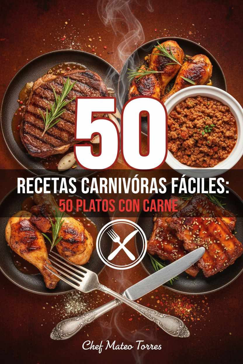 Recetas Carnívoras Fáciles: 50 Platos con Carne