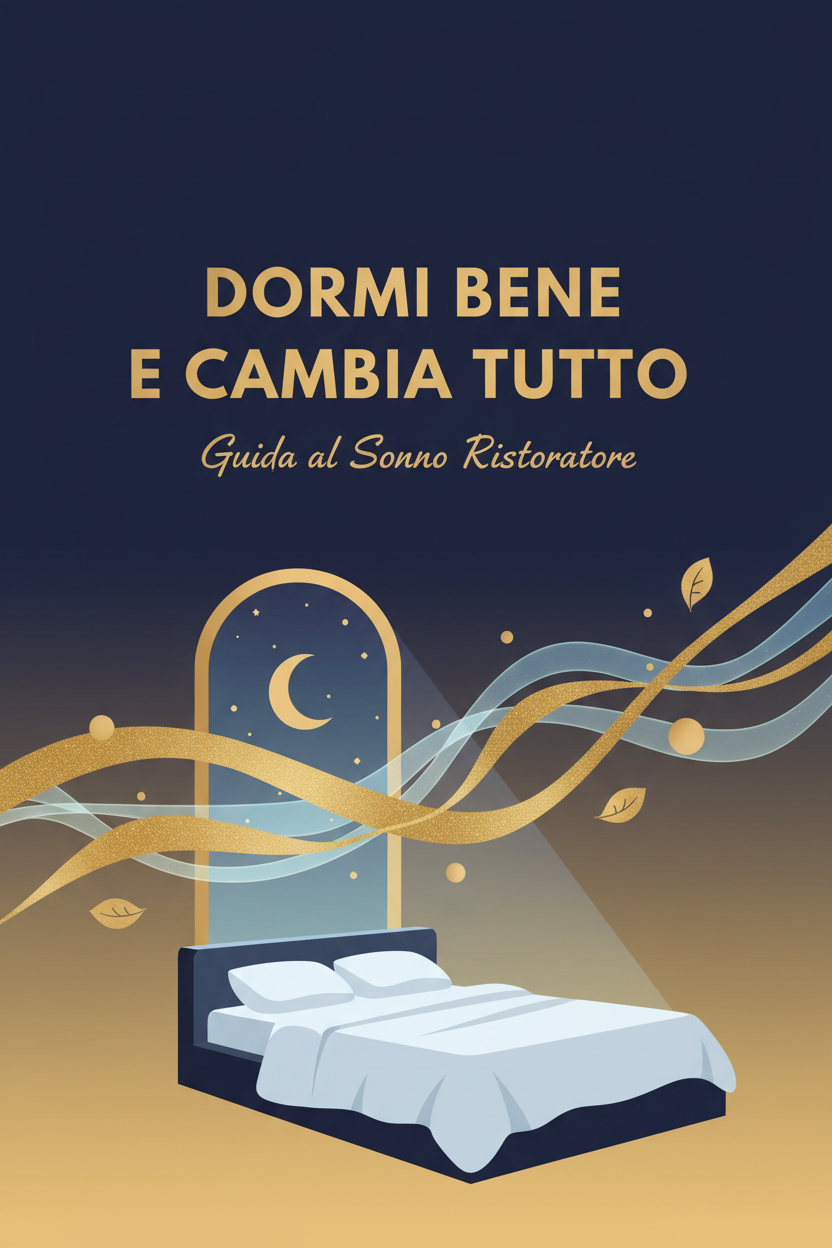 Dormi Bene e Cambia Tutto: Guida al Sonno Ristoratore - Copertina Ebook