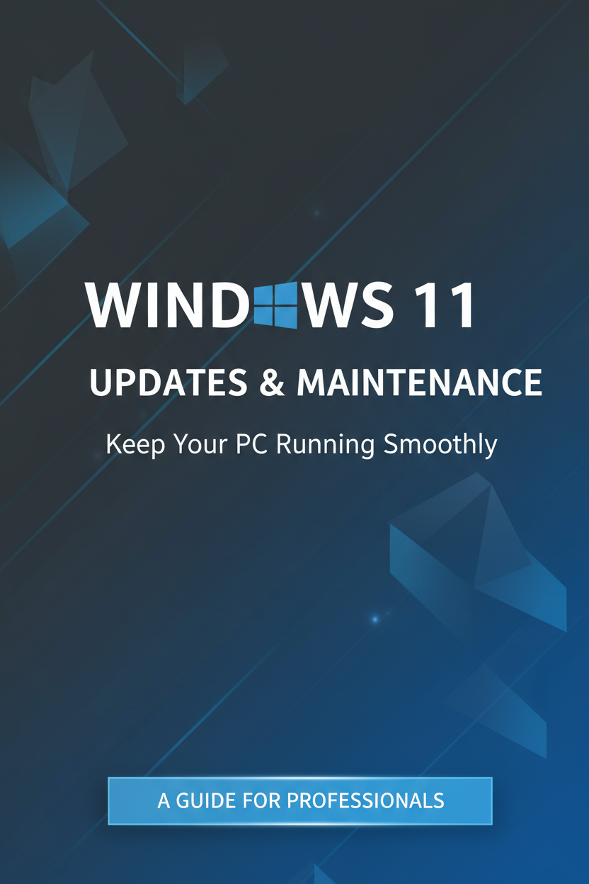Windows 11 Updates & Maintenance: Keep Your PC Running Smoothly